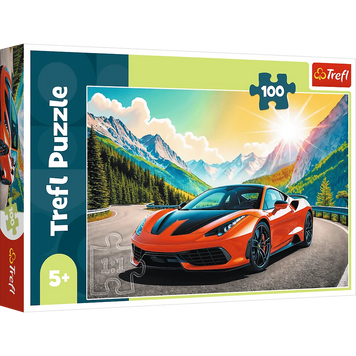 Пазл Trefl: Hot Wheels &mdash; Наперегонки со временем (100 эл.) &mdash; 16490 16490 фото