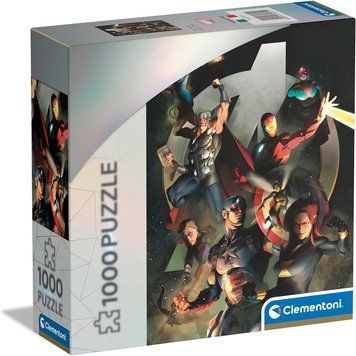 Пазл Disney Marvel The Avengers Супергерої Марвел Месники - 1000 шт. Clementoni 39721 39721 фото