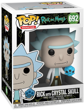 Фигурка Рик с хрустальным черепом - Funko Pop! RICK AND MORTY #692 RICK WITH CRYSTAL SKULL 45438 фото