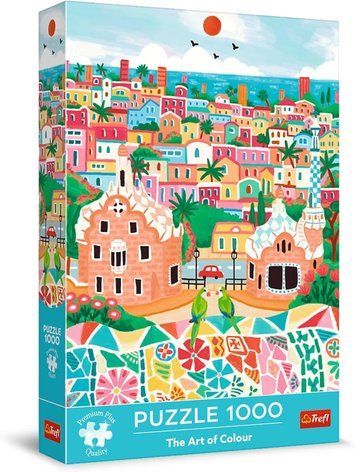 Пазл Trefl: Premium Plus / Art of Color &mdash; Барселона: Испания (1000 эл.) &mdash; 10894 10894 фото