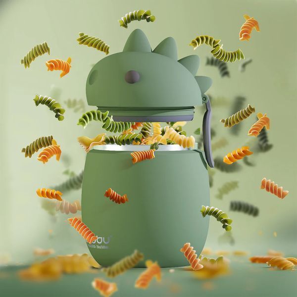Детский обеденный термос Asobu Bestie Foodie Dino Динозаврик 600 мл FC43 DINO фото