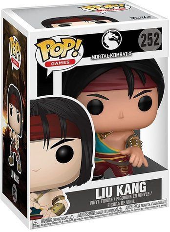 Фігурка Funko Pop! GAMES: Mortal Kombat &mdash; #252 Liu Kang, Лю Кан 21688 фото