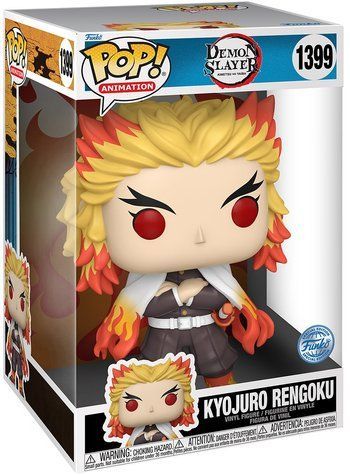 УЦІНКА!!! Фігурка Кьоджуро Ренгоку (Гігант) &mdash; Funko Pop! Animation: DEMON SLAYER &mdash; KYOJURO RENGOKU (26 см) #1399 У71281 фото