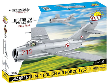 Конструктор дитячий винищувач LIM-1 Polish Air Force 1952 COBI 5822 5822 фото