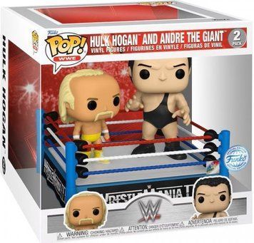 Коллекционная диорама Халк Хоган и Андре Гигант &ndash; Funko Pop! Moment: WWE &mdash; HULK HOGAN VS ANDRE THE GIANT #69248 69248 фото