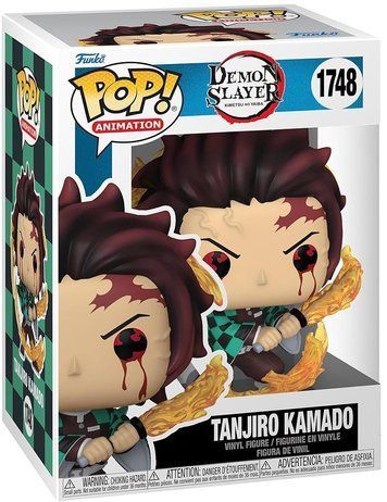 УЦЕНКА!!! Фигурка Танджиро Камадо и Дыхание Солнца &mdash; Funko Pop! ANIMATION: DEMON SLAYER &mdash; TANJIRO WITH SUN BREATHING #1748 У80334F фото