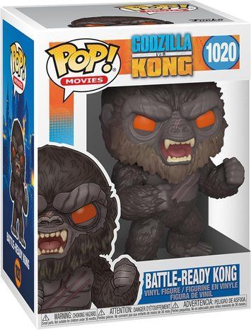 Фігурка Конґ: Готовий до бою - Funko Pop! GODZILLA VS KONG: BATTLE-READY KONG #1020 50952 фото