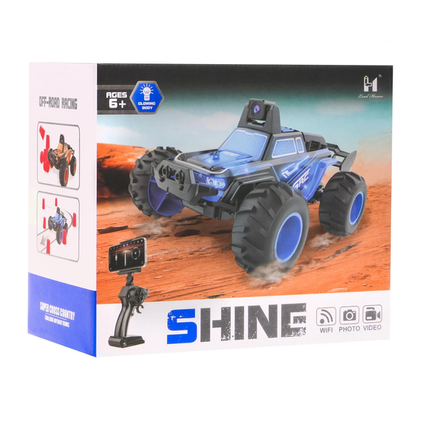Внедорожник SHINE на дистанционном управлении с Wi-Fi камерой для детей 6+ 2,4 ГГц пульт + держатель для телефона + 6 чашек + подсветка ZRC.LH-C036W фото