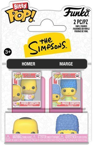 Набор игровых фигурок Bitty POP! серии Симпсоны &mdash; HOMER & MARGE #94217 94217 фото