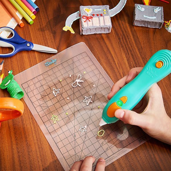 3D-ручка 3Doodler Start Plus для детского творчества &mdash; Мегакреатив (147 стержней, 9 шаблонов) (3DS2B-011) 3DS2B-011 фото