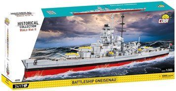 Конструктор дитячий корабель German Battleship Gneisenau - World War II COBI 4835 4835 фото