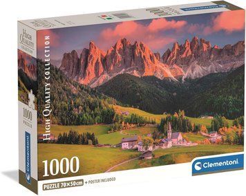 Пазл Clementoni: High Quality Collection &mdash; Magical Dolomites / Чарівні Доломіти (1000 елементів) &mdash; 39953 39953 фото