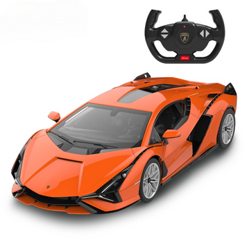 Машинка Rastar Lamborghini Sian FKP 37 на радиоуправлении 1:14 оранжевый 97700 RAS.97700.OR фото