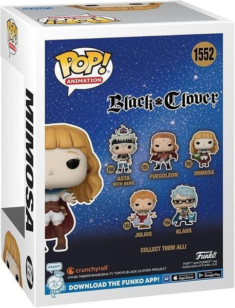 Фігурка Мімоза Вермілліон - Funko Pop! BLACK CLOVER - MIMOSA #1552 72119 фото