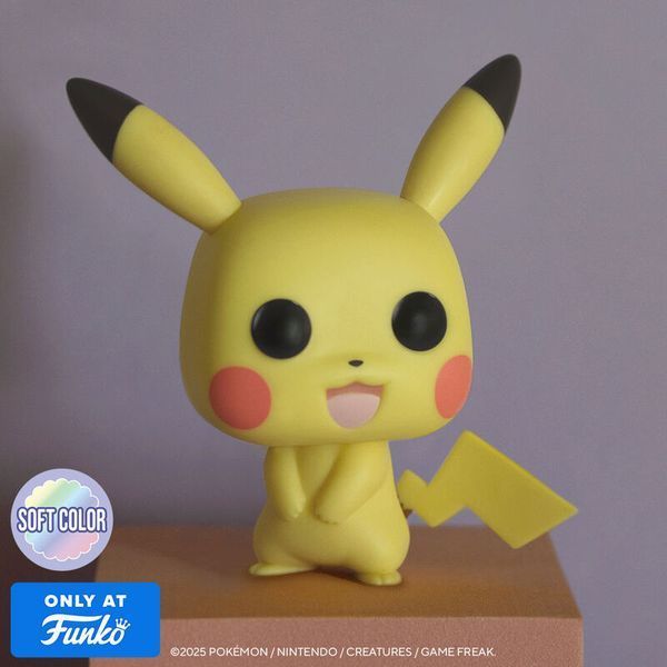 Фігурка Funko Pop! GAMES: Pok&eacute;mon &mdash; #353 Pikachu (Soft Color / Pastel), Пікачу (Ніжні кольори) 87876 фото