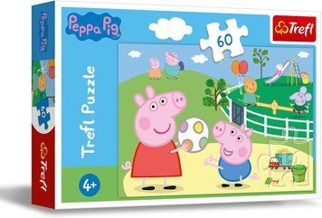 Пазл Trefl: Peppa Pig &mdash; Свинка Пеппа: Забава с друзьями (60 эл.) &mdash; 17356 17356 фото