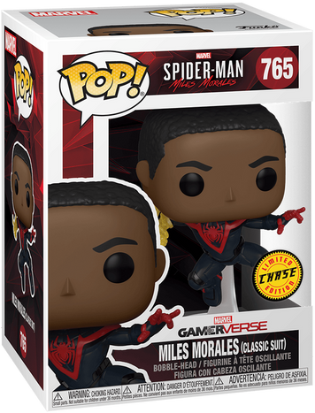 Фигурка Майлз Моралес в классическом костюме (CHASE-версия) &mdash; Funko Pop! MARVEL: SPIDER-MAN &mdash; MILES MORALES IN CLASSIC SUIT #765 CHASE 50150CH фото