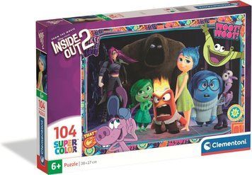 Пазл Clementoni: SuperColor &mdash; Disney Inside Out 2 / Думками навиворіт 2 (104 елементи) &mdash; 25073 25073 фото