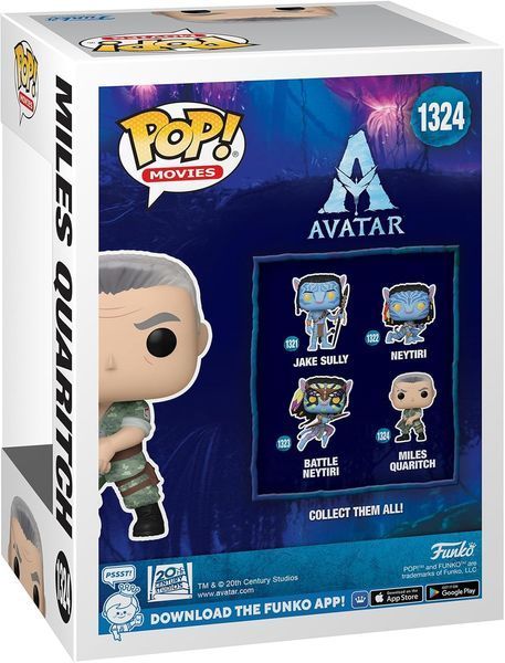 Фігурка Funko Pop! MOVIES: Avatar &mdash; #1324 Miles Quaritch, Полковник Майлз Кворіч 65644 фото