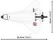 Конструктор детский космический шаттл Space Shuttle Atlantis COBI 1930 1930 фото 3