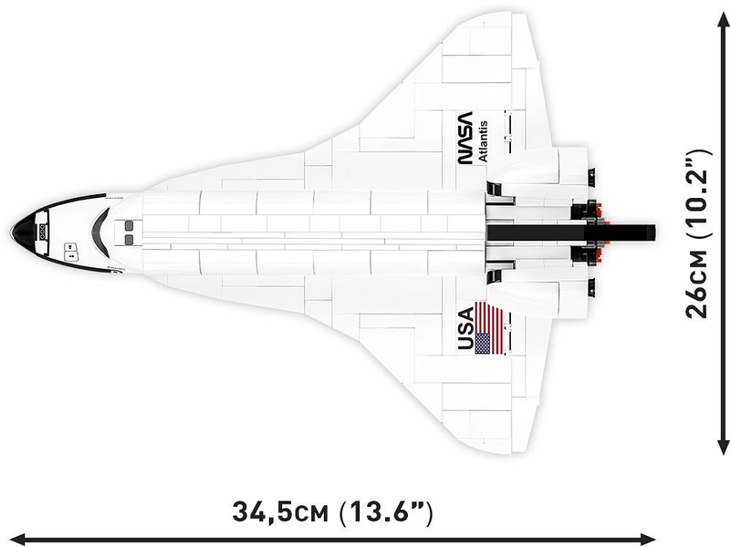 Конструктор детский космический шаттл Space Shuttle Atlantis COBI 1930 1930 фото