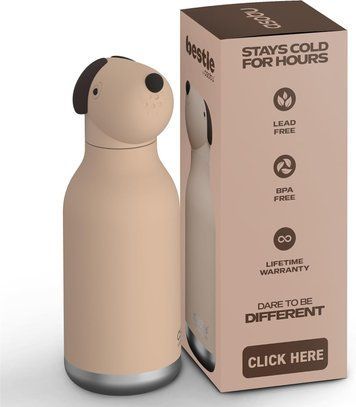 Термобутылочка с соломинкой Asobu Bestie Dog Собачка 460 мл SBV44 DOG фото