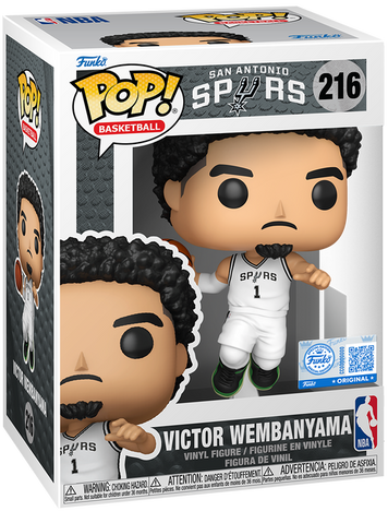 Фигурка Виктор Вембаньяма &mdash; Funko Pop! NBA: SAN ANTONIO SPURS (ASSOCIATION EDITION) &mdash; VICTOR WEMBANYAMA #216 88537 фото