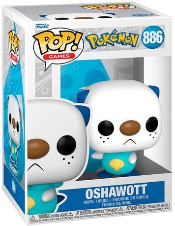 Фигурка Ошавотт &mdash; Funko Pop! GAMES: POK&Eacute;MON &mdash; OSHAWOTT #886 69078 фото