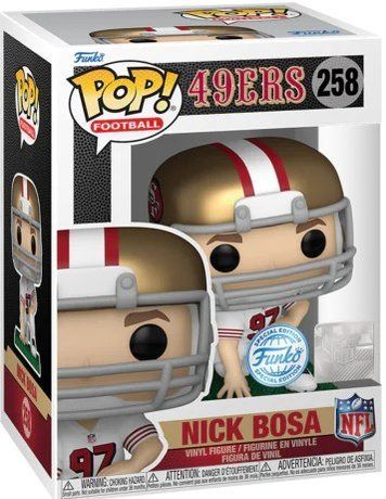 Фігурка Нік Боса &mdash; Funko Pop! NFL: SAN FRANCISCO 49ERS &mdash; NICK BOSA #258 (Special Edition) 82730 фото
