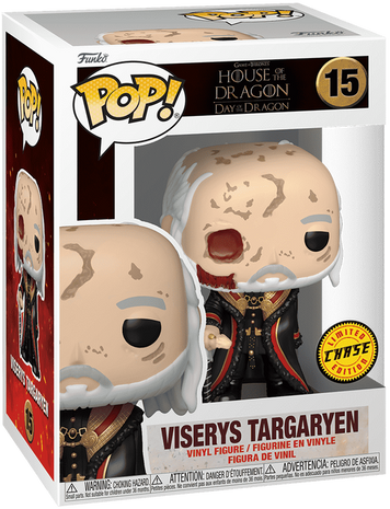 Фігурка Візеріс Таргарієн (Chase-версія) &mdash; Funko Pop! HOUSE OF THE DRAGON &mdash; VISERYS TARGARYEN WITH CANE #15 (CHASE) 76474CH фото