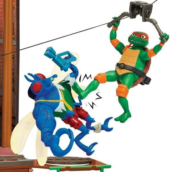 УЦЕНКА!!! Игровой набор Playmates Toys Teenage Mutant Ninja Turtles: Mutant Mayhem Штаб-квартира в канализации (Новая версия) УPLA39870 фото