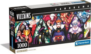 Пазл Clementoni: Disney Villains &mdash; Panorama / Лиходії Діснея (1000 елементів) &mdash; 39872 39872 фото