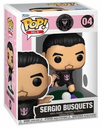 Фігурка Серхіо Бускетс &mdash; Funko Pop! MLS: INTER MIAMI CF &mdash; SERGIO BUSQUETS #04 88619 фото