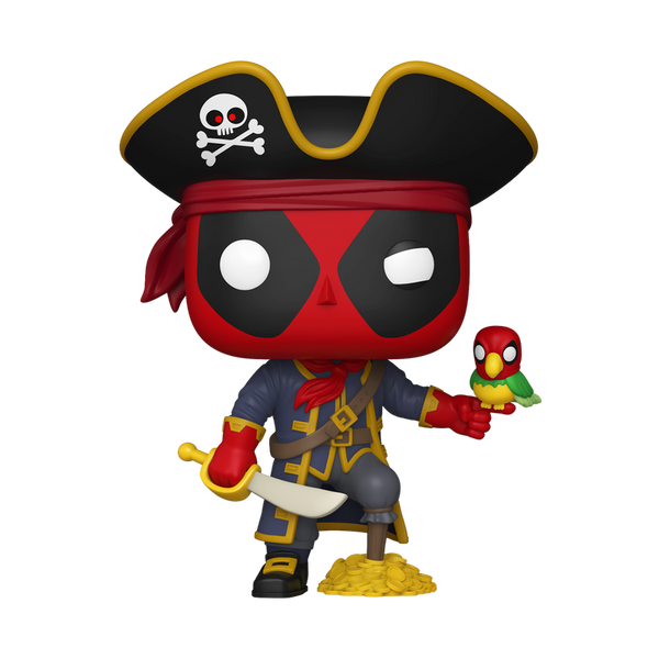 Фігурка Funko Pop! MARVEL: Deadpool &mdash; #1493 Deadpool as Long John Silver, Дедпул у ролі Джона Сільвера 83986 фото