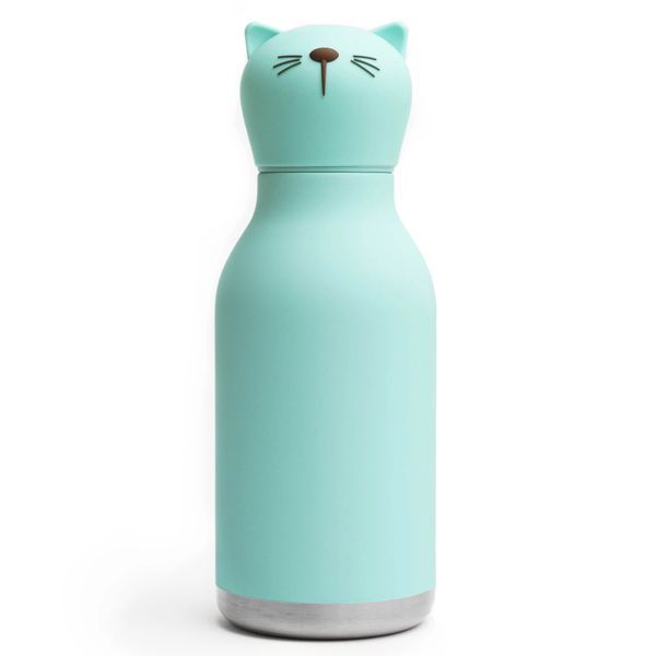 Термопляшка із соломинкою Asobu Bestie Cat Котик 460 мл SBV44 CAT фото