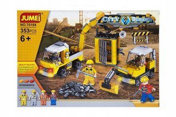 Конструктор Jumei City Builder Будівельний майданчик 353 елементи 70104 фото