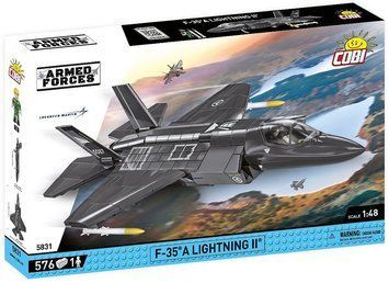 Конструктор дитячий літак 1:48 F-35A LIGHTNING II COBI 5831 5831 фото