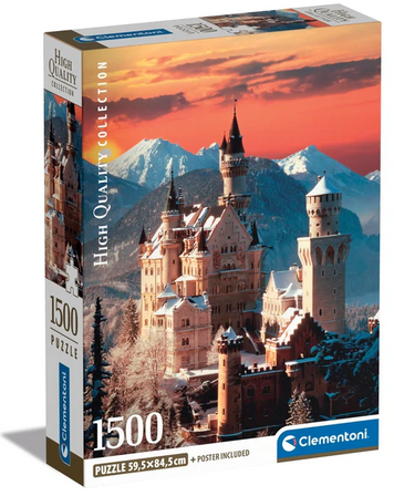 Пазл CLEMENTONI: HIGH QUALITY COLLECTION &mdash; ЗАМОК НОЙШВАНШТАЙН (1500 елементів) 31716 31716 фото