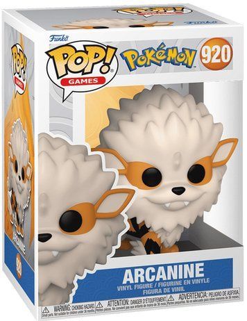 УЦІНКА!!! Фігурка Арканайн &mdash; Funko Pop! GAMES: POKEMON &mdash; ARCANINE #920 У69079 фото