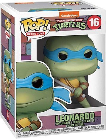 Фігурка Funko Pop! RETRO TOYS: Teenage Mutant Ninja Turtles &mdash; #16 Leonardo, Леонардо 51435 фото