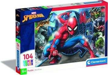 Пазл Clementoni: SuperColor &mdash; Marvel Spider-Man / Людина-павук (104 елементи) &mdash; 27116 27116  фото