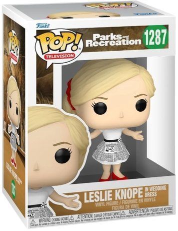 Фігурка Леслі Ноуп у весільній сукні &mdash; Funko Pop! TV: PARKS AND RECREATION &mdash; LESLIE KNOPE (WEDDING DRESS) #1287 65694 фото