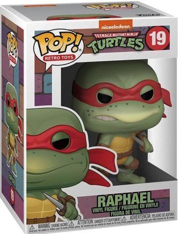 Фігурка Funko Pop! RETRO TOYS: Teenage Mutant Ninja Turtles &mdash; #19 Raphael, Рафаель 51432 фото