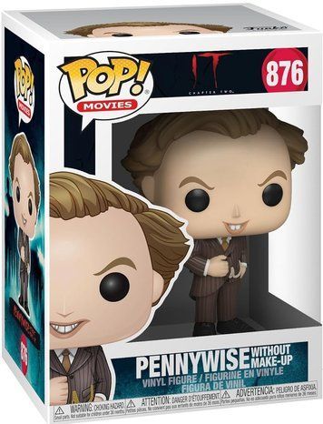 Фигурка Пеннивайз без грима &mdash; Funko Pop! MOVIES: IT CHAPTER TWO &mdash; PENNYWISE WITHOUT MAKE UP #876 45659 фото