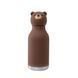 Термопляшка із соломинкою Asobu Bestie Brown Bear Ведмедик 460 мл SBV44 BROWN BEAR фото 1