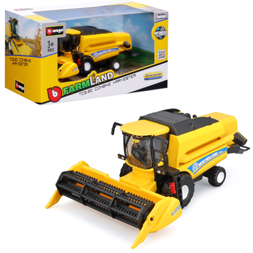 Комбайн Bburago: New Holland TC5.90 зі зерновою жаткою (18 см) &mdash; 18-31721 18-31721 фото