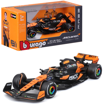 УЦІНКА!!! Автомодель Bburago: McLaren F1 MCL38 &mdash; Оскар Піастрі №81 (1:43) &mdash; 18-38214 У18-38214B фото