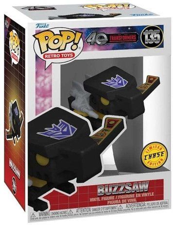 Фігурка Баззсо (Chase) &mdash; Funko Pop! RETRO TOYS: TRANSFORMERS &mdash; BUZZSAW #135  80985 фото