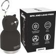 Термопляшка із соломинкою Asobu Mini Bestie Black Kitty Чорне Кошеня 200 мл IBV44 CAT фото