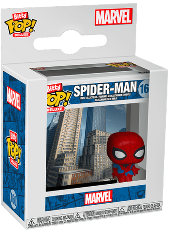 Фигурка Bitty Pop! Deluxe: MARVEL &mdash; SPIDER-MAN (CITYSCAPE) #160 81302 фото